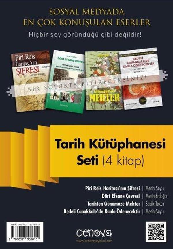 Tarih Kütüphanesi Seti - 4 kitap Takım - Cenova - Image 1