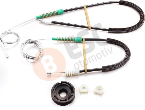 Volvo C70 Coupe İçin Ön Sağ Cam Kriko Seti - Image 1