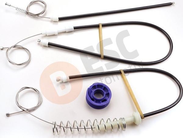 VW Phaeton Lounge 2005-On İçin Ön Sağ Cam Kriko Seti - Image 1