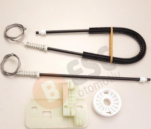 Renault; Opel; Nissan; Iveco Daily İçin Ön Sağ Kapı Cam Kriko Tamir Seti - Image 1