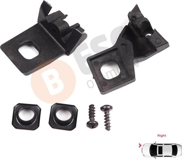 VW Polo MK3 MK4 6N 9N 1994-2008 6Q0998226 İçin Sağ Ön Far Ayak Tamir Seti  - Image 1