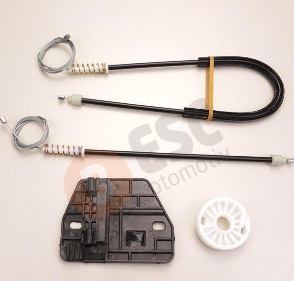 Renault; Opel; Nissan; Iveco Daily İçin Ön Sol Kapı Cam Kriko Tamir Seti - Image 1