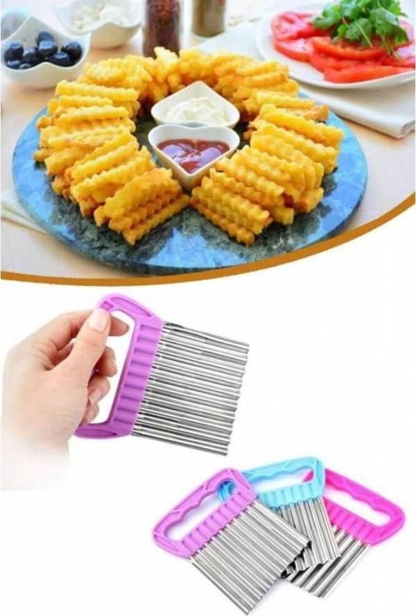Urve Cips Patates Meyve Dilimleyici Paslanmaz - Image 1