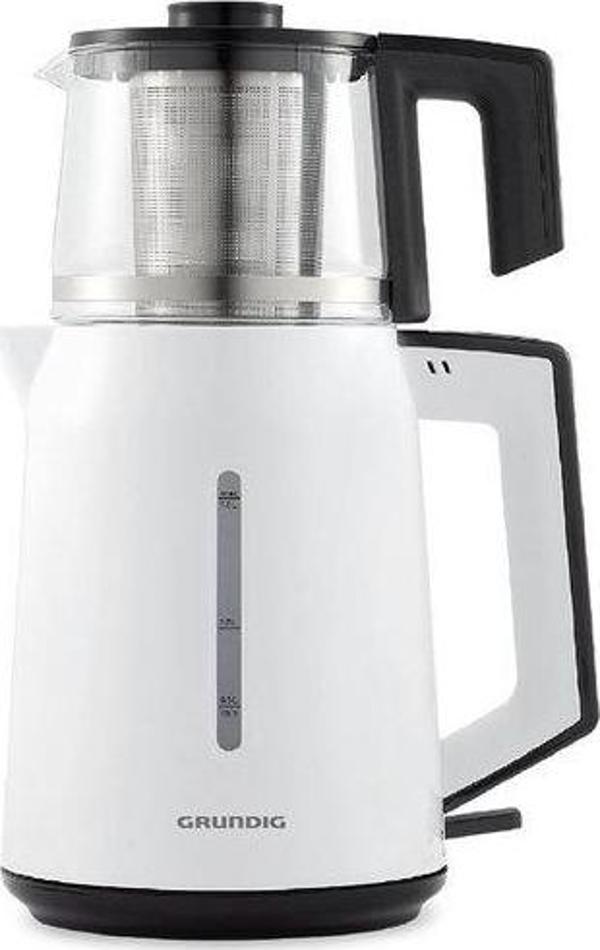 Grundig Tm 4961 B 1650 W Cam Demlikli Çay Makinesi Beyaz - Image 1