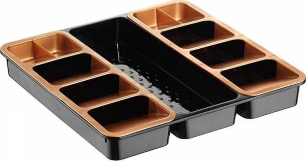 Follow Me Siyah Bakır Smart Organizer Kaşıklık 3 Lü - Image 1