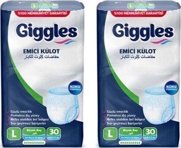 Giggles Emici Külot L 60 Adet - Image 1