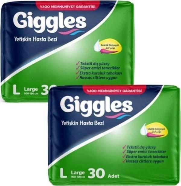 Giggles Hasta Bezi 30'Lu Large 2 Li Paket - Image 1