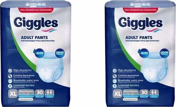 Giggles Yetişkin Emici Külot Xl 60 Adet - Image 1