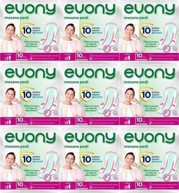 Evony Günlük Mesane Pedi Yoğun 90 Adet (9Pk*10) - Image 1