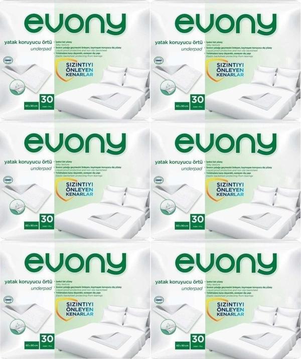 Evony Hasta Yatak Koruyucu Örtü 60*90Cm 180 Adet (6Pk*30) (Kaymaz Özellikli) - Image 1