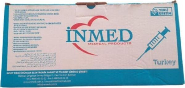 İnmed 2 Cc Dental Luerlock 40 Mm X 50 Mm Uzun Uçlu Enjektör Şırınga 250 Adet  Kutu - Image 1