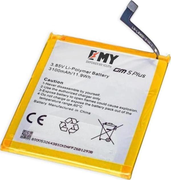 EMY General Mobile GM 5 Plus Batarya 3100 mAh - Image 1