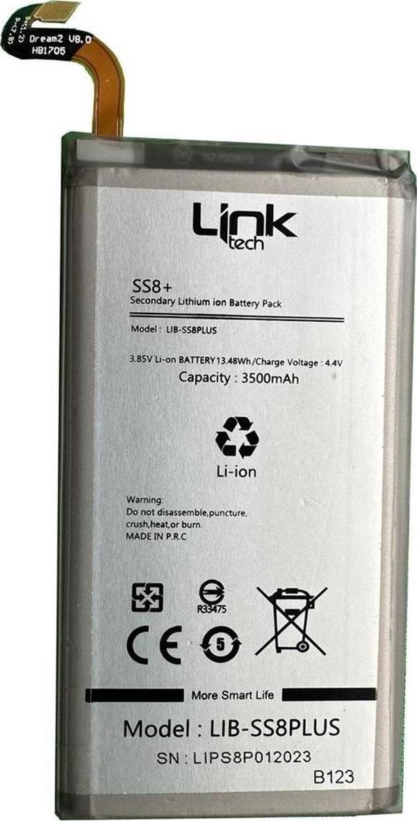 LinkTech Samsung Galaxy S8 Plus G955 Batarya BG955 3500 mAh - Image 1