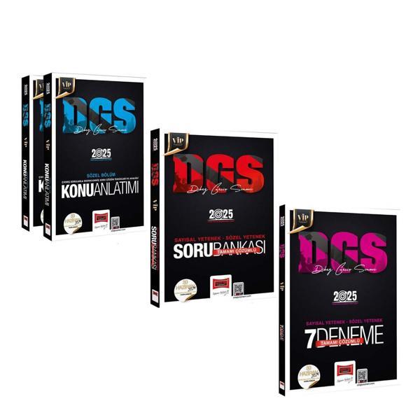 Yargı 2025 DGS VİP Sayısal Sözel Konu Set Soru Bankası ve Deneme Seti 3 Kitap - Yargı Yayınları - Image 1