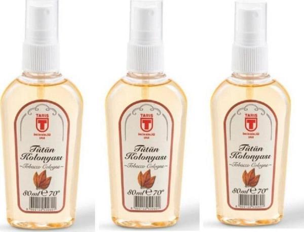 Tariş Tütün Kolonyası 80 ml 3 Adet - Image 1