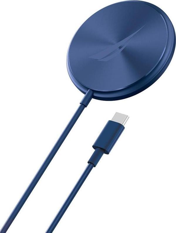 Nautica CH200 Magsafe Wireless Kablosuz 15W Hızlı Şarj Cihazı Navy - Image 1