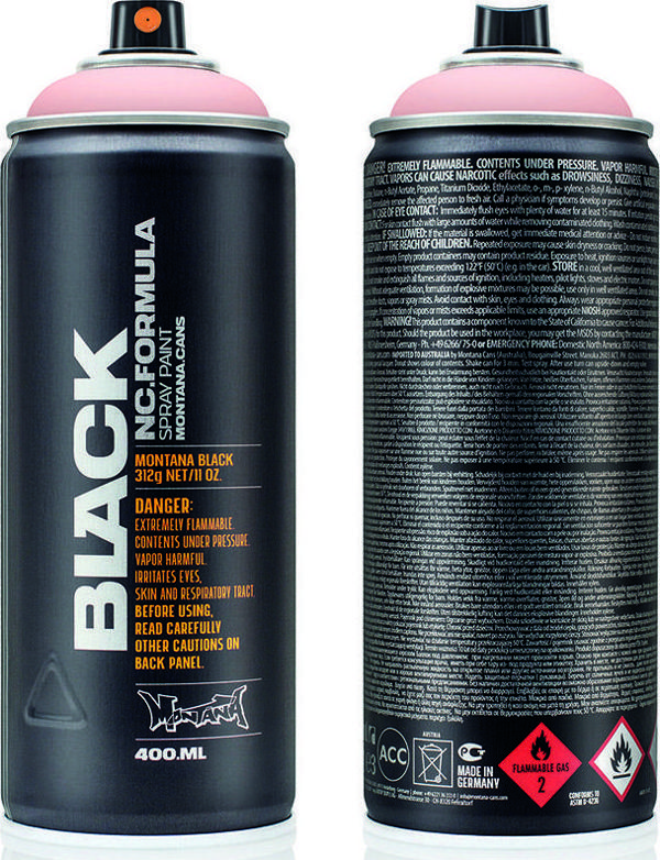 Montana Black Sprey Boya 400ml Cocktail BLK3200 - Image 1
