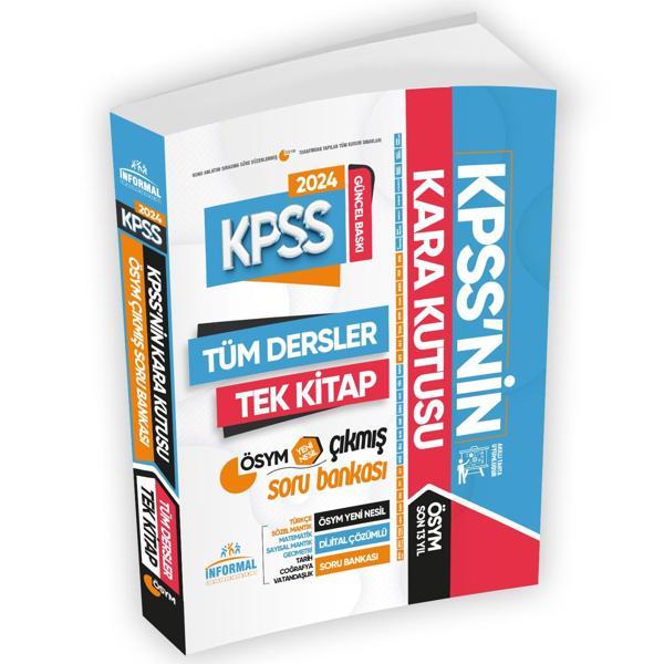  KPSS'nin Kara Kutusu Ön Lisans TÜM DERSLER TEK KİTAP GY-GK Konu Konu Soru Bankası - İnformal Yayınları - Image 1