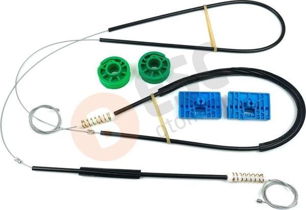 Audi A6 C5 4B 1997-2005 Allroad 4BH 4/5 Kapı 4B0837461 İçin Ön Sol Cam Kriko Tamir Seti - Image 1
