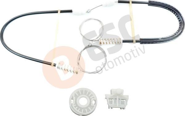 Renault Clio MK2 BB/CB 1998-2012 4/5 Kapı 7700842240 İçin Ön Sağ veya Sol Kapı Cam Kriko Tamir Seti - Image 1