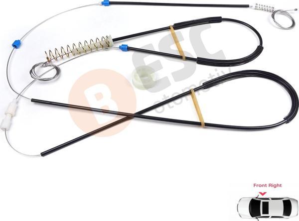 BMW Mini Cooper 2000-2006 İçin Sağ Kapı Cam Mekanizması Tamir Takımı - Image 1