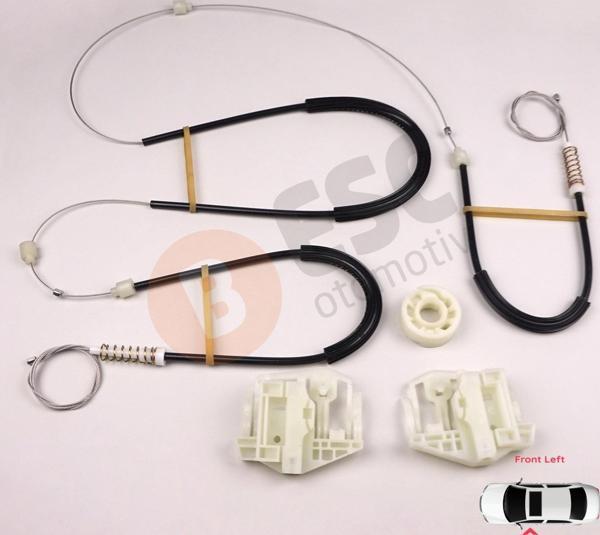 BMW X3 E83 2003-2011 SUV 51333448249 İçin Elektrikli Ön Sol Cam Kriko Tamir Seti - Image 1