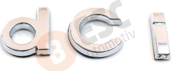Renault Megane 3 Clio MK4 Duster İçin Krom "dci" Monogram Yazısı - Image 1