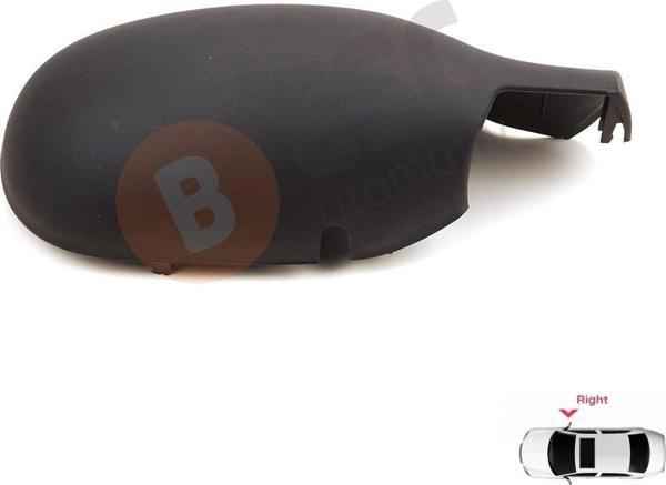 ESP1105-2 Renault Clio 2 Symbol Megane Scenic 1 Thalia 1 için Sağ Yan Dış Ayna Kapağı 7701471855 - Image 1