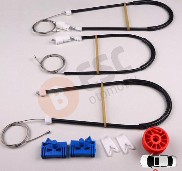 Renault Vel Satis Hatchback BJ 2001-2009 8200008327 İçin Elektrikli Ön Sol Kapı Cam Kriko Tamir Seti - Image 1