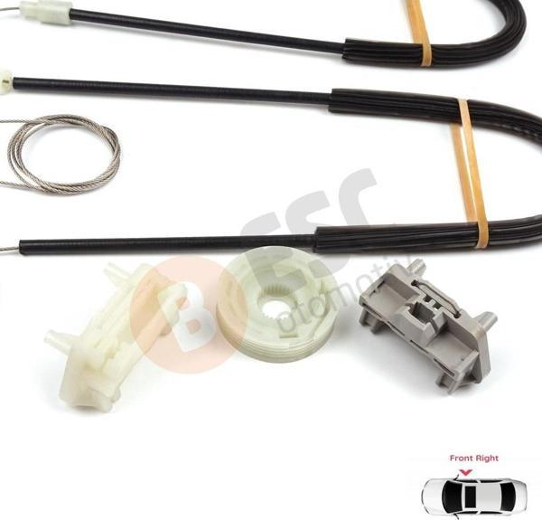 Ford Focus MK1 1998-2007 2/3 Kapı HB Coupe 1331618 İçin Elektrikli Sağ Kapı Cam Kriko Tamir Seti - Image 1