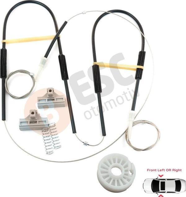 Ford Mondeo MK3 2000-2007 4/5 Kapı İçin Elektrikli Ön Sağ veya Sol Kapı Cam Kriko Tamir Seti - Image 1