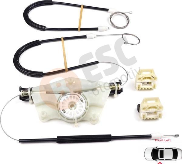 Seat Toledo MK2 1998-2004 Leon MK1 1999-2006 4/5 Kapı 1M0837461A İçin Sol Ön Cam Kriko Tamir Seti - Image 1