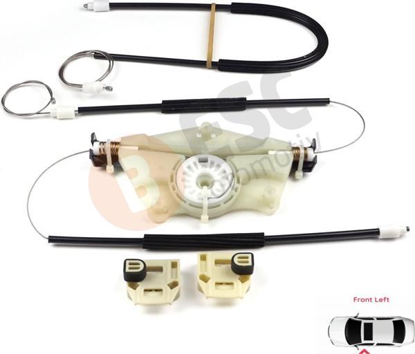 Skoda Fabia MK1 1999-2008 4/5 Kapı Praktik Van 6Y1837461 İçin Elektrikli Ön Sol Cam Kriko Tamir Seti - Image 1