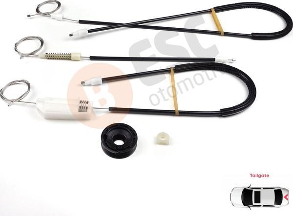 Land Rover Freelander MK1 1997-2006 CVH101150 İçin Elektrikli Arka Bagaj Kapı Cam Kriko Tamir Seti - Image 1