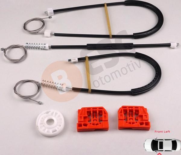 VW Caddy MK3 2004-2015 İçin Ön Sol Kapı Cam Kriko Tamir Seti - Image 1