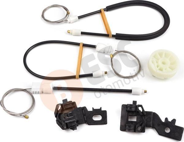 Nissan Qashqai MK1 J10 2006-2013 80771JD000 İçin Elektrikli Ön Sol Cam Kriko Tamir Seti - Image 1