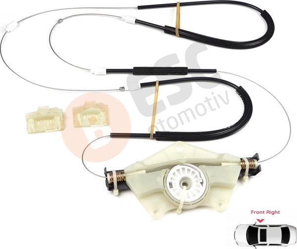 VW Passat B5 3B 3BG Skoda Superb MK1 B5 3U 3B1837462 İçin Ön Sağ Cam Kriko Tamir Seti - Image 1