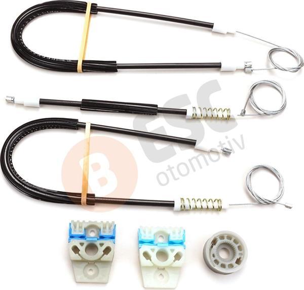 VW Passat B6 İçin Sol Ön Kapı Cam İndirme Kaldırma Mekanizması Tamir Takımı - Image 1