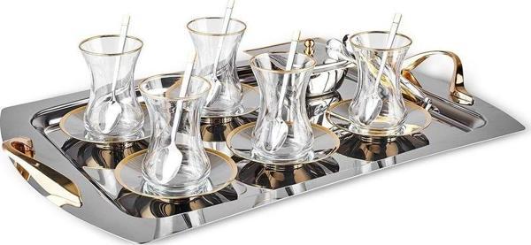 Karaca Perry Gold 40 Parça 12 Kişilik Çay Seti - Image 1