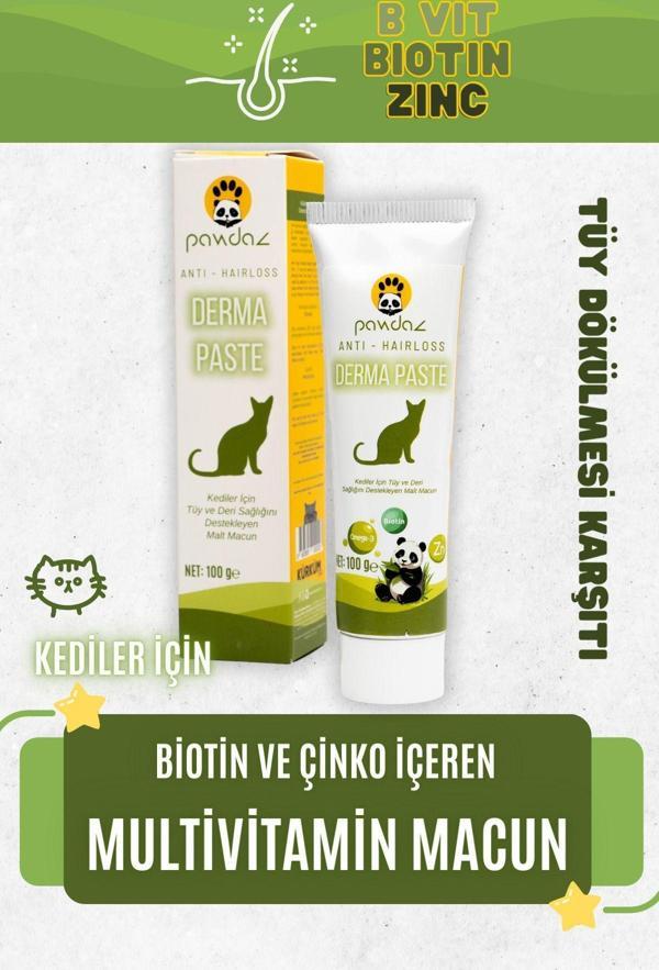 Pawdaz Dermapaste (100G) - Deri Ve Tüy Sağlığı Için Malt - Biotin, Çinko, Omega 3&6 - Image 1