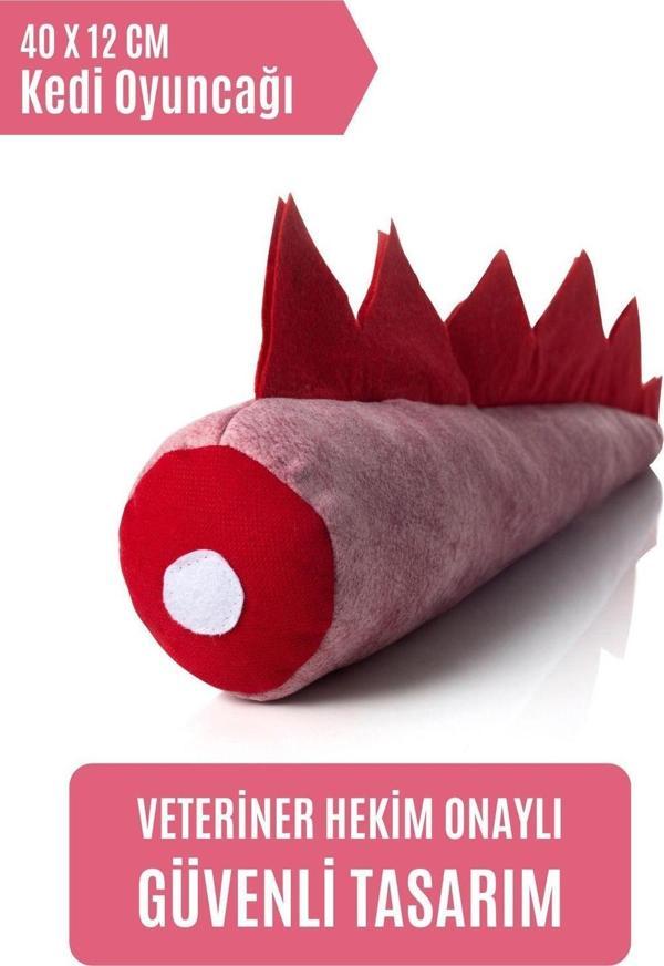 Pawdaz Matatabi - Dino (40 x 12 cm) Bol Sesli, Bol Kokulu Kedi Oyuncağı - Image 1