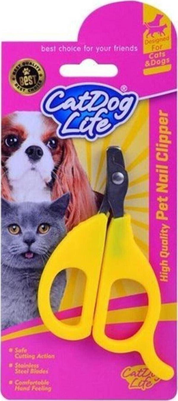 Catlife Doglife Kedi Köpek Tırnak Makası 5 Cm X 11 Cm Kırmızı - Image 1