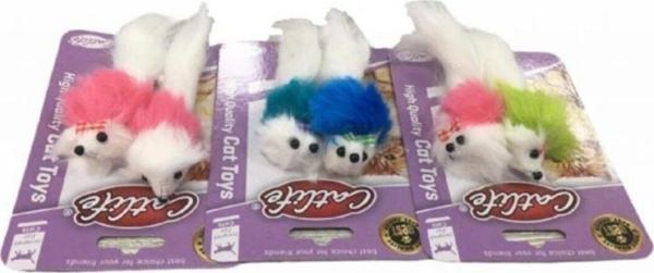 Catlife Kediler Için Tüylü Fare 2li - Image 1