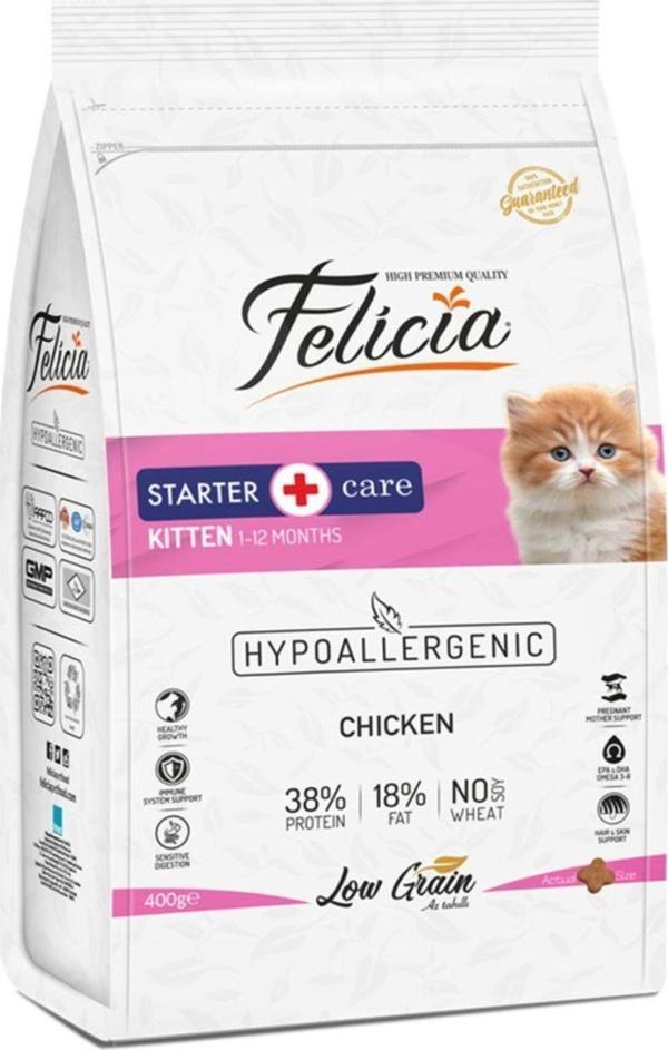 Felicia 400gr-Yavru Tavuklu Kedi maması Az Tahıllı x 6 Adet - Image 1