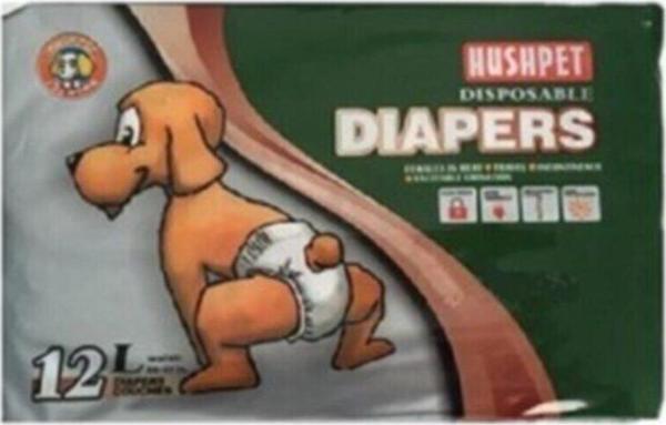 Hushpet Yavru Köpek Eğitim Kilot Çiş Pedi 12 Adet L - Image 1
