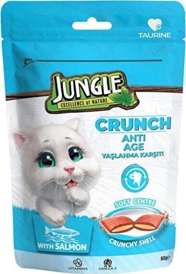 Jungle Crunch Kedi Ödül Yaşlanma Karşıtı 60 G - Image 1