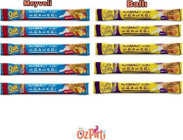 Quik Muhabbet Krakeri 5+5 Meyveli Ballı - Image 1