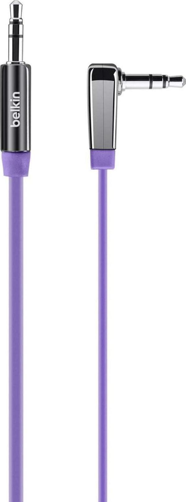 Belkin BLK-AV10128CW03-PUR 3.5MM SES KABLOSU 1M - Image 1