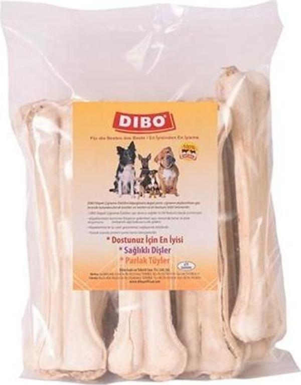 Dibo Beyaz Press Kemik Köpek Ödülü 10'lu 150-160 Gr 21 Cm - Image 1