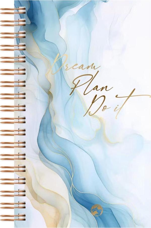 Marble Spiralli Defter Çizgili Dream 17x24 cm - Image 1